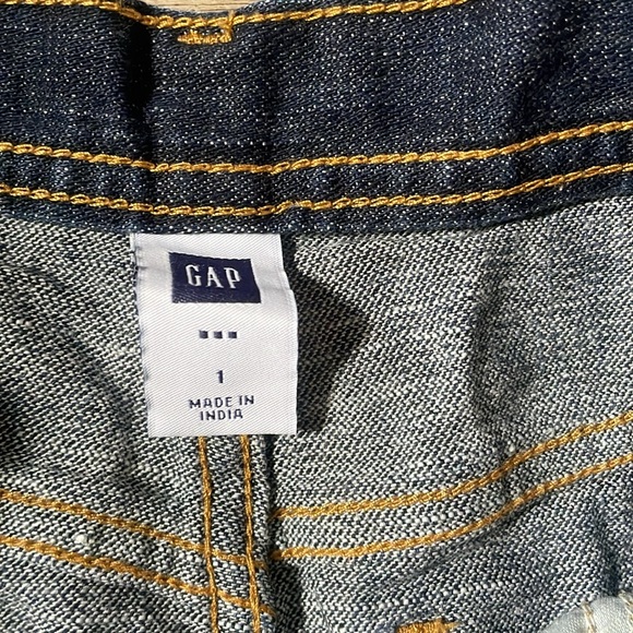 Gap dark wash mini jean skirt size 1 - Picture 6 of 11